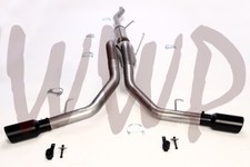 Stainless Dual CatBack Exhaust Muffler System Kit For 06-08 Ram 1500 5.7L Mega picture