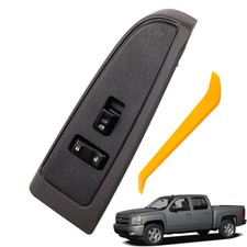 YzusGomumu Front Passenge Side Door Lock & Window Switch Fit for Chevy GMC picture