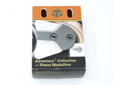 GENUINE HARLEY DAVIDSON ADVERSARY GRAPHITE TIMER MEDALLION REVOLUTION MAX ENGINE picture