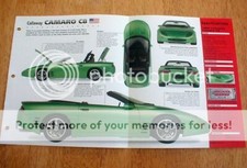 1994 CALLAWAY CAMARO C8 CONVERTIBLE UNIQUE IMP BROCHURE picture