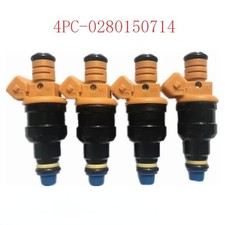 4X New Genuine Bosch Fuel Injectors 0280150714 for BMW 318i 1.8L 4-Cyl picture