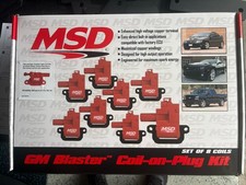 MSD Ignition Coil Blaster Series 8 Pack 2010-2015 Chevrolet, Camaro 82658 GM LS picture