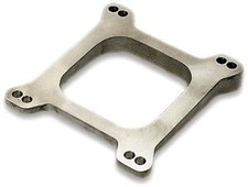 Moroso Carburetor Spacer 65030 / 4150 Square Bore .830 in. 5 deg Wedge, Aluminum picture