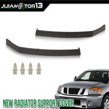 2*Headlight Molding Trim Lower Filler Fit For Nissan 2004-2015 Titan Armada QX56 picture