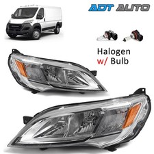Pair For RAM Promaster 1500/2500/3500 2023-2026 Halogen Headlights Left & Right picture