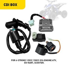 CDI Ignition Coil Voltage Regulator Kit Fits GY6 125cc 150cc ATV Moped Scooter picture