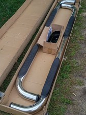 Barricade 6 Ft Chrome Running Boards Pair New Stainless Steel s101585 picture