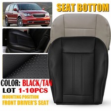1-10X Black/Tan For 2011 12 13 14 15 16 Chrysler Town Country Bottom Seat Cover picture