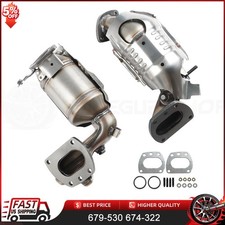 Fits 2017-2020 Toyota Sienna 3.5L Front Manifold Catalytic Converter Bank1 & 2 picture