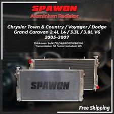 SPAWON 2ROW Radiator Fit Dodge 2002-2004 Ram 1500 2500 3500 5.7L V8 3.7L V6 2479 picture