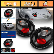 Clear Black Altezza Taillights for 1998-2005 Volkswagen Beetle - Driver & Passen picture