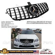 E63 E550 E350 GT E-Class Grille Sedan All Black 2010 2011 2012 2013 Panamericana picture