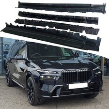 2x Side Steps Running Boards Nerf Bars for BMW X7 G07 2019-2025 All Black picture