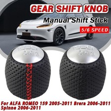 6 Speed Gear Shift Knob For ALFA ROMEO 159 2005-2011 Brera 2006-2011Spinne picture