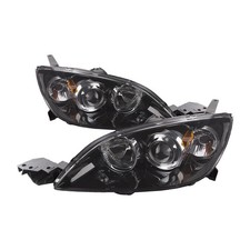 07-09 Hatchback Mazda 3 MPS Mazdaspeed 3 Black PERDE Halogen Headlight Set picture