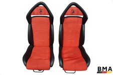 Lamborghini Murcielago LP-640 Left & Right Black & Red Seat Set 2007 - 2010 OEM picture