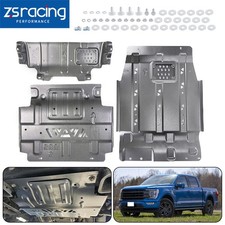 Full Skid Plate Kit w/ Protection Plate For 2015-2022 Ford F150 Underbody Steel picture