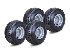 4 Golf Cart Tire18X8.5-8 18X8.50-8  Wheels 4-Ply w/4 Lugs on 4