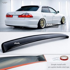 For 1998-2002 Honda Accord 4DR Black ABS Rear Roof Window Visor Spoiler Wing picture