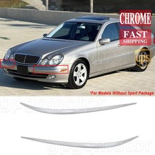 For Mercedes Benz E320 E500 E55 AMG E350 2003-2006 Front Bumper Trim Molding Set picture