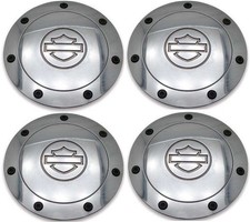 4pcs.2001-2003 Ford F-150 Harley Davidson Chrome Wheel Cover Center Hub Caps NEW picture