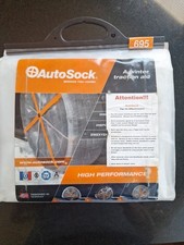 AutoSock 695 Winter Tire Traction Aid Snow Sock, Pair - New picture