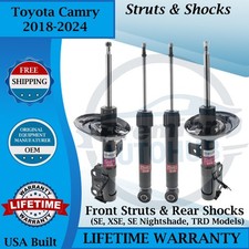 KYB OEM Front Struts & Rear Shocks For 2018-2024 Toyota Camry Lifetime Warranty picture