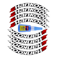 Permanent HANKOOK Tire Lettering Sticker 1.38