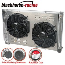 CC162 3 Row Radiator+Shroud Fan For 1970-1981 Chevy Camaro/ 1978-87 Monte Carlo picture