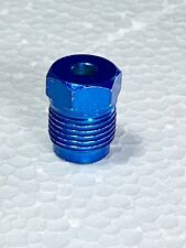 67-76 Mopar 9/16-20 Inverted Flare Tube Nut Fitting 3/16 Brake Line Tubing, Blue picture