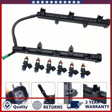 53034198AC Upgraded Full Aluminum Fuel Rail For 2011-25 Dodge Jeep Chrysler 3.6L picture