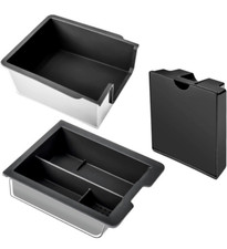 3pcs REEVAA 2025 Tesla Model Y Center Console Organizer Tray Accessories picture