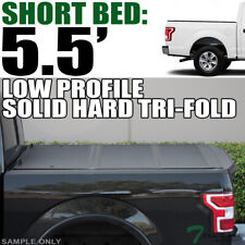 TLAPS For 2015-2024 Ford F150 5.5 Ft Bed Low Profile Hard Tri Fold Tonneau Cover picture