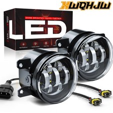 Pair LED Driving Fog Light Lamp Front Bumper Light Driver & Passenger Side picture