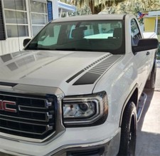 Hood Stripes for GMC Sierra 1500: 4x4 Off Road Vinyl Decals picture