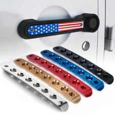 Xprite Aluminum Door Grab Handle Inserts Cover Trim for 07-18 Jeep Wrangler JK picture