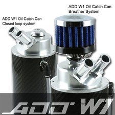 ADD W1 CARBON FIBER OIL Catch Can Tank- REAL Carbon Fiber picture