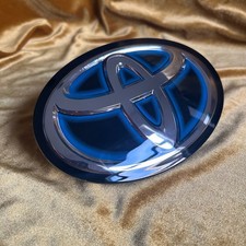 Blue Front Grille Emblem Chrome Logo Badge for Toyota Camry 2020-2024 picture