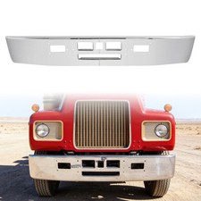 For Mack R600 R700 Models 82-91 2PCS Steel Split Front Bumper Assembly Chrome picture