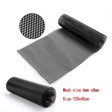 Black Aluminum Mesh Grill Cover Car Bumper Fender Hood Vent Grille Net 40
