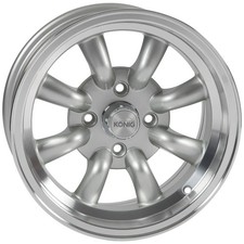 Konig Rewind Silver Alloy Wheel, 15