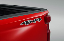 2022-2027 Chevrolet Silverado 1500 Bedside 4x4 Decal Matte Black GM OEM 85146630 picture