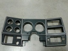 78 79 80 DASH GAUGE INSTRUMENT BEZEL NEW CHEVY GMC PICKUP TRUCK Black & Silver picture
