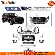 For 2023-2025 Hyundai Palisade Complete Front Bumper W/ Grille Molding Trims picture