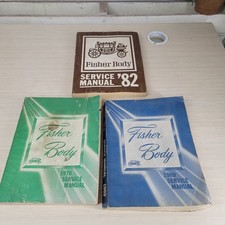 Fisher Body Service Manual Lot 1969 1970 1982 GM OEM Factory Books Chevrolet picture