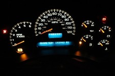 03-04 CHEVY 1500 SILVERADO SIERRA INSTRUMENT GAUGE CLUSTER 15114649 *REBUILT* picture