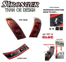 Upgraded Roof Molding For 99-07 Ford Super Duty T5 Dark Copper Metallic Pair Set picture