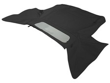 Fits Ferrari F355 1995-99 Soft Top Premium Canvas Cloth Black picture