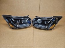 NEW 20-25 Ford Transit 150 250 350 BiXenon LED Headlight PAIR BLACK HOUSING picture