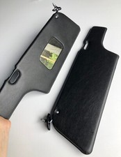 NEW 911 Coupe Sun Visor Porsche sunvisor Complete black set New 1969-1989 picture
